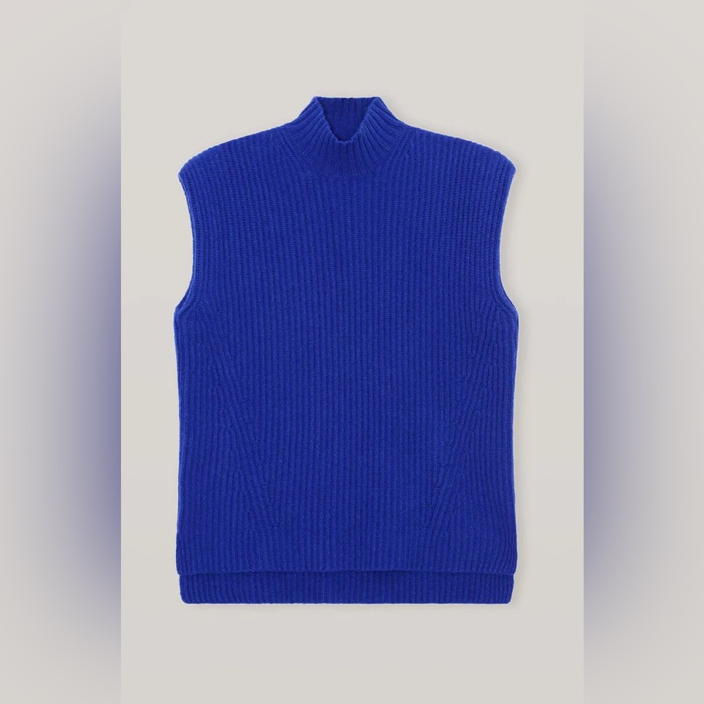 GANNI Wool Blend knit ribbed sweater size xs